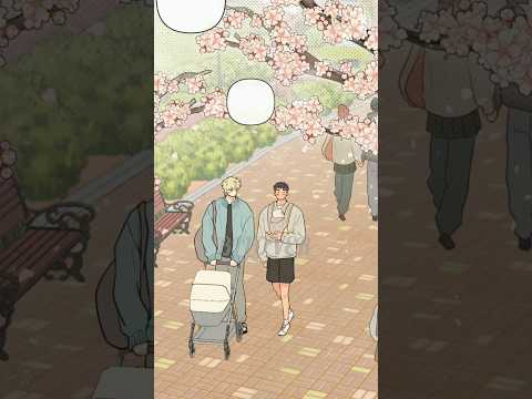 Twin's first Cherry blossom outing🌸#bl #blmanhwa #blmanhwaedit  #manhwa #shorts #yaoi サムネイル