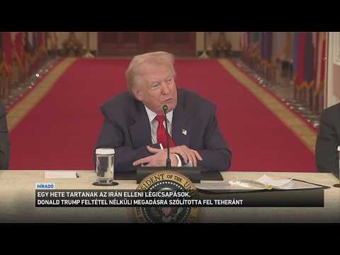 Egy hete tartanak az Egyesült Államok és Izrael légicsapásai Irán ellen サムネイル