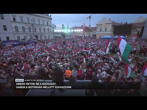 Orbán Viktor:  Ne a kockázat, hanem a biztonság mellett szavazzunk サムネイル