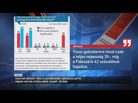 Még a leghíresebb liberális lap is Orbán Viktor győzelmére számít jövőre サムネイル