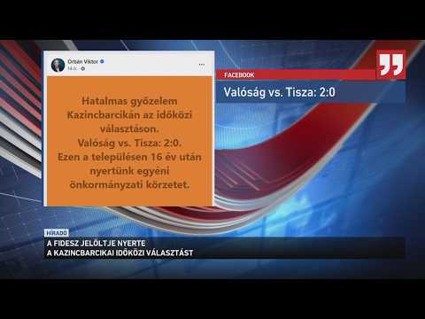 A Fidesz jelöltje nyerte a a kazincbarcikai időközi választást vasárnap サムネイル