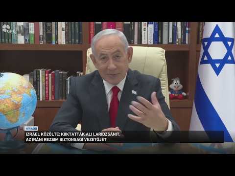 Izrael szerint az éjszakai légicsapásokban meghalt Ali Laridzsáni サムネイル