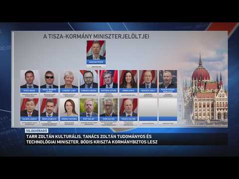 Újabb leendő miniszterek nevét hozta nyilvánosságra Magyar Péter サムネイル