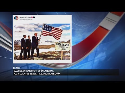 Davosban ismerteti Grönlanddal kapcsolatos terveit az amerikai elnök サムネイル