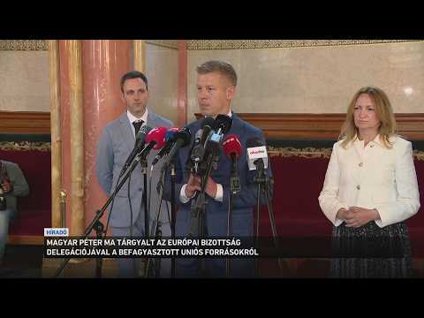 Az Európai Bizottság delegációjával tárgyalt ma Budapesten Magyar Péter サムネイル