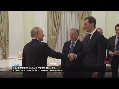 Abu Dzabiban ült tárgyalóasztalhoz az orosz, az ukrán és az amerikai delegáció サムネイル