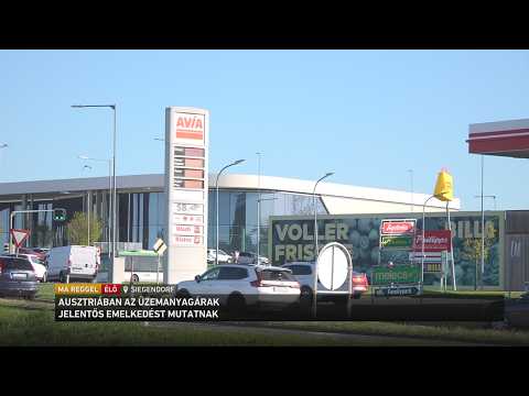 Tovább emelkedtek az üzemanyag árak Ausztriában サムネイル