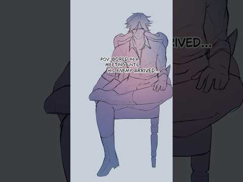 Villain ✨rescues✨ Hero from boredom #enemiestolovers #heroxvillain #abba #BL #animation #funny #oc サムネイル