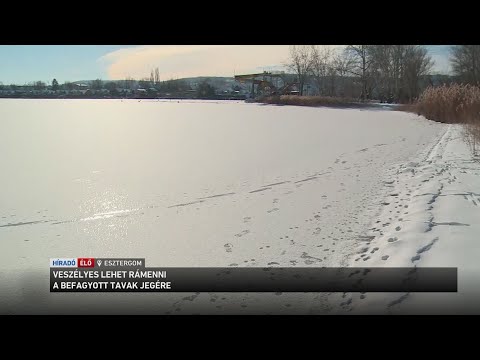 Veszélyes lehet rámenni a befagyott tavak jegére サムネイル