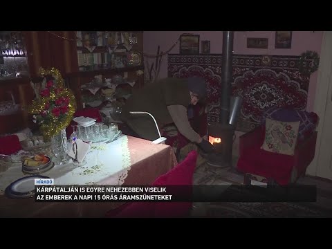 Egyre nehezebben viselik a Kárpátalján élők a napi 15 órás áramszüneteket サムネイル