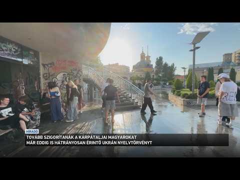 Ukrajna tovább akarja szigorítani a kárpátaljai magyarokat lassan tíz éve sújtó nyelvtörvényt サムネイル