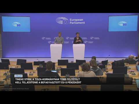 A Magyarországgal szemben felfüggesztett uniós forrásokról beszéltek Brüsszelben サムネイル