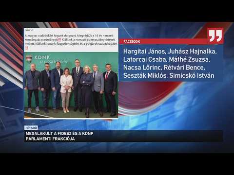 Megalakult a Fidesz és a KDNP 52 fős parlamenti frakciója サムネイル