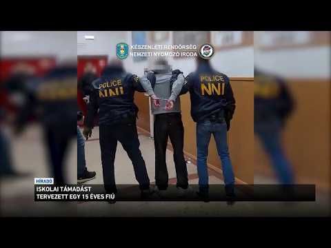 Iskolai mészárlásra készült egy 15 éves budapesti fiú サムネイル