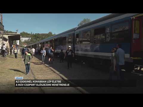 Az eddiginél korábban lép életbe a MÁV csoport előszezoni menetrendje サムネイル