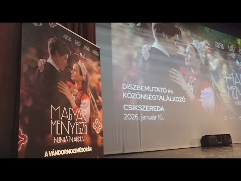 Csíkszeredában is bemutatták a Magyar menyegzőt サムネイル