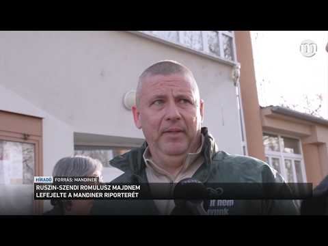 Ruszin Szendi Romulusz majdnem lefejelte a Mandiner riporterét サムネイル