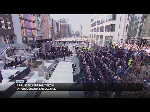 A brüsszeli terror tizedik évfordulójára emlékeztek Belgiumban サムネイル