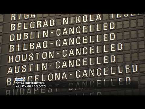 Sztrájkot hirdettek a Lufthansa dolgozói サムネイル