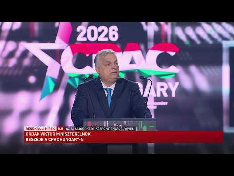 Orbán Viktor miniszterelnök beszéde a CPAC Hungary-n サムネイル