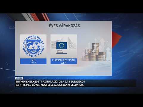 Enyhén emelkedett az infláció áprilisban サムネイル