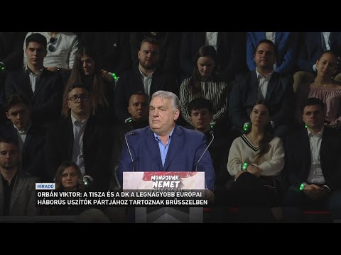 Orbán Viktor: A Tisza és a DK a legnagyobb európai háborús uszítók pártjához tartoznak Brüsszelben サムネイル