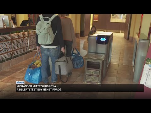 Migránsok miatt szigorítja a belépést egy német fürdő サムネイル
