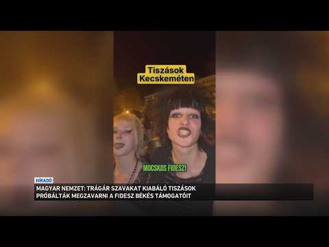 Trágár szavakat kiabáló tiszások próbálták megzavarni a Fidesz békés támogatóit サムネイル