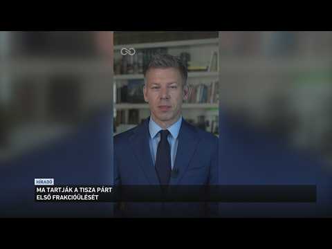 Ma tartják a Tisza Párt első frakcióülését サムネイル