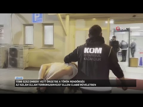 Több száz embert vett őrizetbe a török rendőrség az Iszlám állam elleni újabb akcióban サムネイル