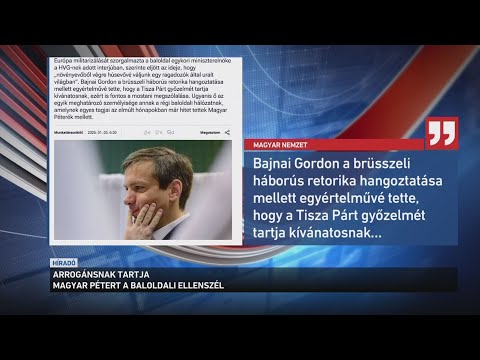 Arrogánsnak tartja Magyar Pétert a baloldali ellenszél サムネイル