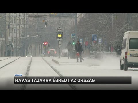 Több helyen is havazott tegnap éjszaka és ma reggel サムネイル