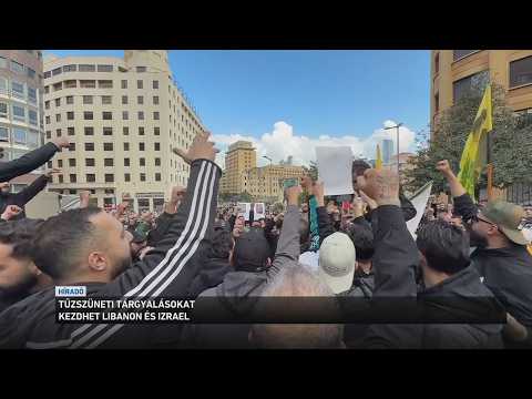 Tűzszüneti tárgyalások megkezdéséről állapodott meg Libanon és Izrael サムネイル