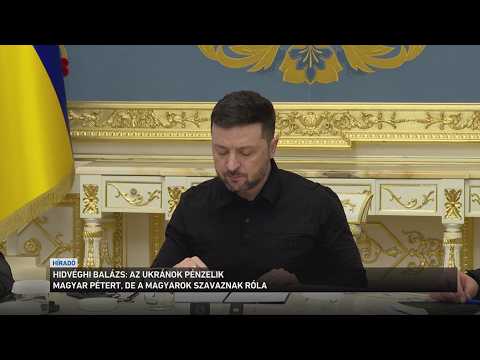 Volodimir Zelenszkij nagyon akarja, hogy Magyar Péter és a Tisza kerüljön kormányra サムネイル