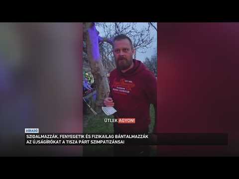 Szidalmazzák, fenyegetik és fizikailag bántalmazzák az újságírókat a Tisza Párt szimpatizánsai サムネイル