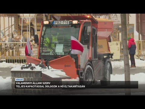 Rég nem látott mennyiségű hó esett szinte az egész országban サムネイル