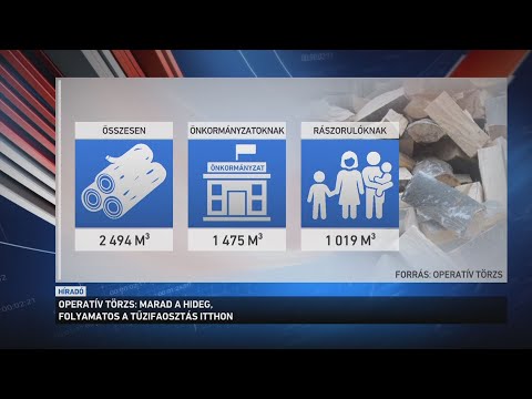 Marad a hideg, folyamatos a tűzifaosztás itthon サムネイル