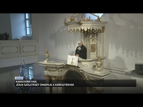 Karácsonykor itthon is ünnepi szentmiséket és istentiszteleteket tartanak a történelmi egyházak サムネイル