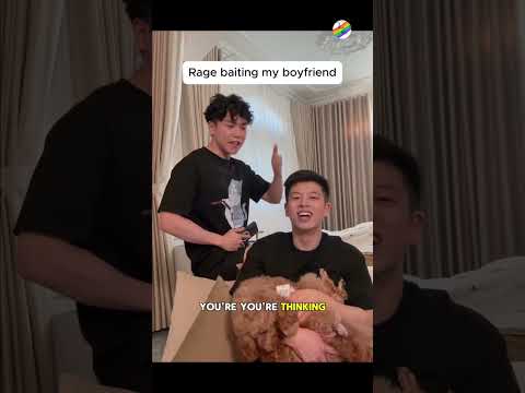Rage baiting my boyfriend😅@Thaibls7#couple#bl#boyfriend#laugh#true#rage#baiting#angry#fun#shorts サムネイル
