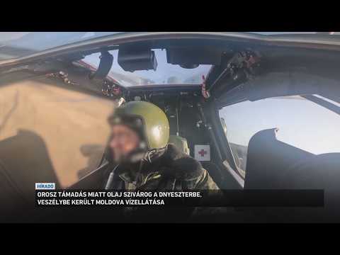 Orosz légicsapás ért egy vízerőművet Ukrajna délnyugati részén サムネイル