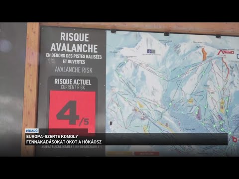 Európa-szerte gondokat okoz a havazás サムネイル