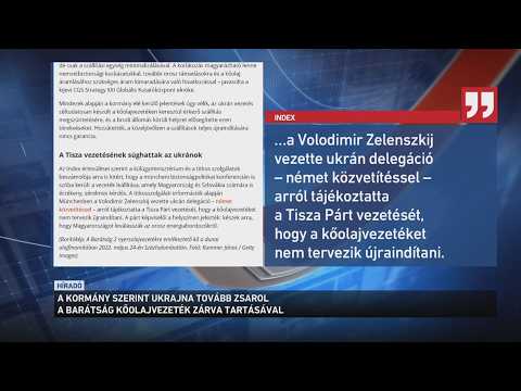 Brüsszel szerint Ukrajnán múlik, hogy elindítja e a szállítást a Barátság kőolajvezetéken サムネイル