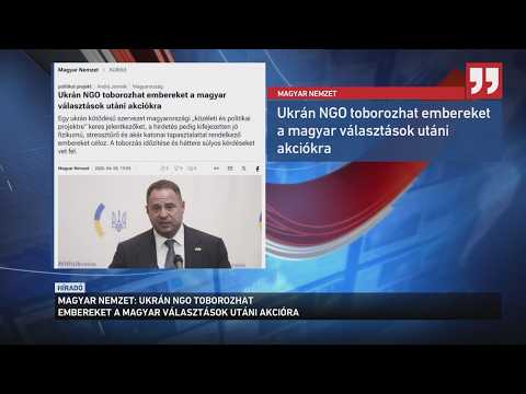 A magyar választások utáni akcióra toborozhat embereket egy ukrán NGO サムネイル