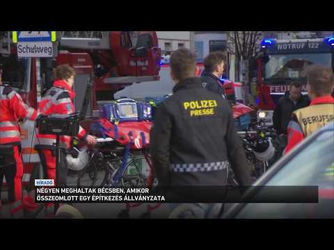 Négy ember meghalt, egy pedig súlyosan megsérült Bécsben サムネイル