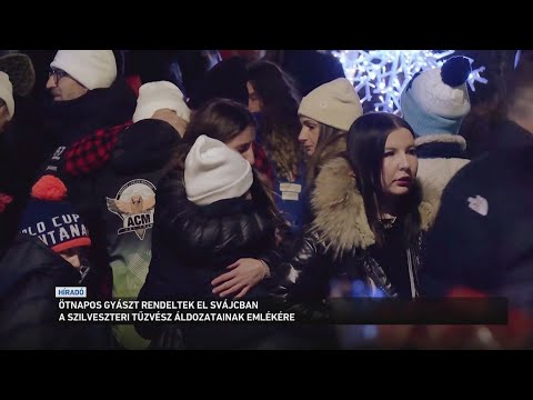 Ötnapos gyászt hirdetett Svájc a szilveszter éjszakai tűzvész áldozatainak emlékére サムネイル