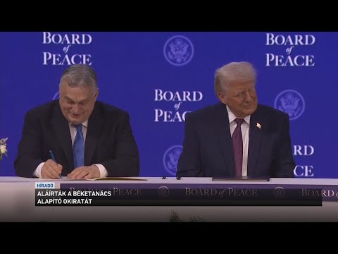 Aláírták a béketanács alapító okiratát サムネイル