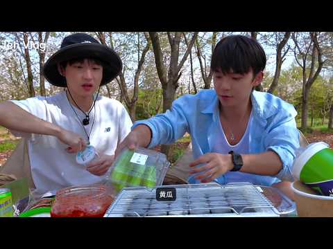 [Engsub/BL] picnic vlog 🍙˚₊🧺 making picnic recipes, last days of summer ♡ - Tan Lianyao & Hu Zhibang サムネイル