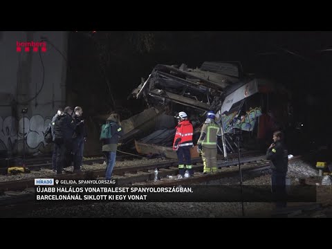 Újabb halálos vonatbaleset történt Spanyolországban サムネイル