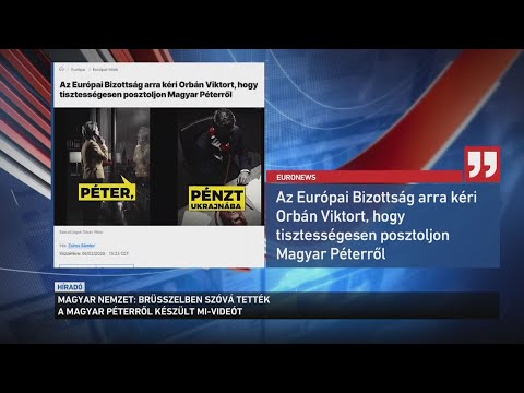 Brüsszel bevédi Magyar Pétert サムネイル