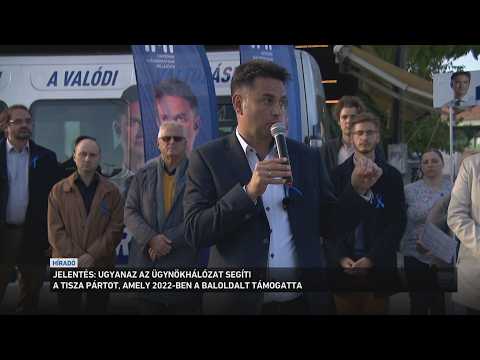 Ugyanaz az ügynökhálózat segíti a Tisza Pártot, amely 2022 ben a baloldalt támogatta サムネイル